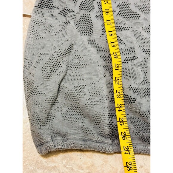 Soft Surroundings Women Size M Blue Mist Eyelet Tasseled Tunic Top Boho - Picture 9 of 12